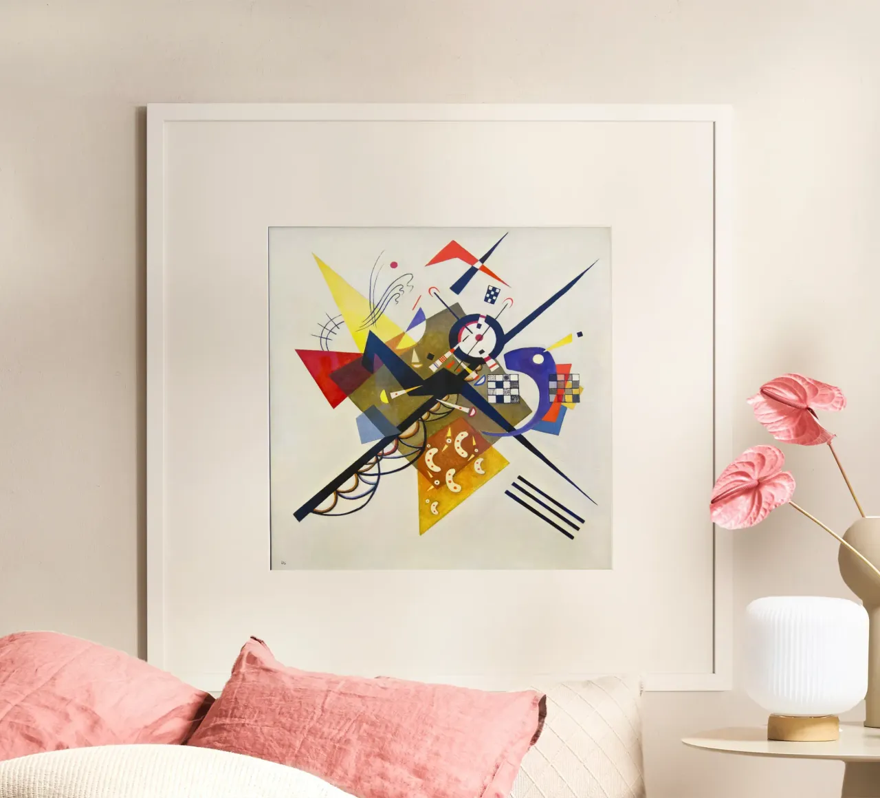 Wassily kandinsky Composizione poster da 50 masterpieces