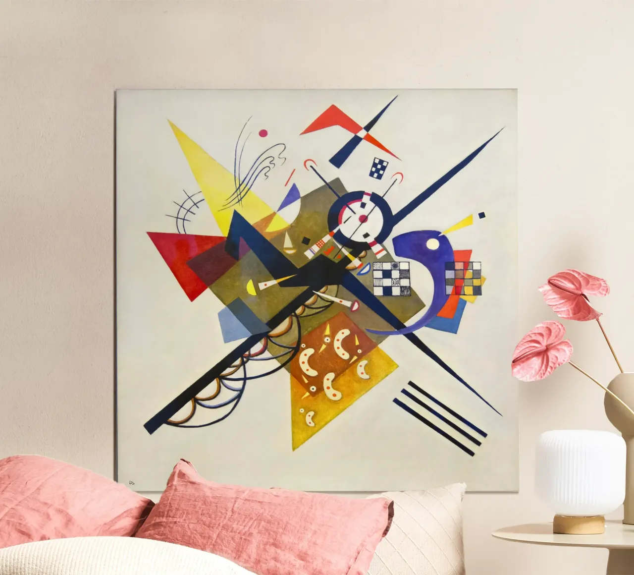 Wassily kandinsky Composizione poster da 50 masterpieces
