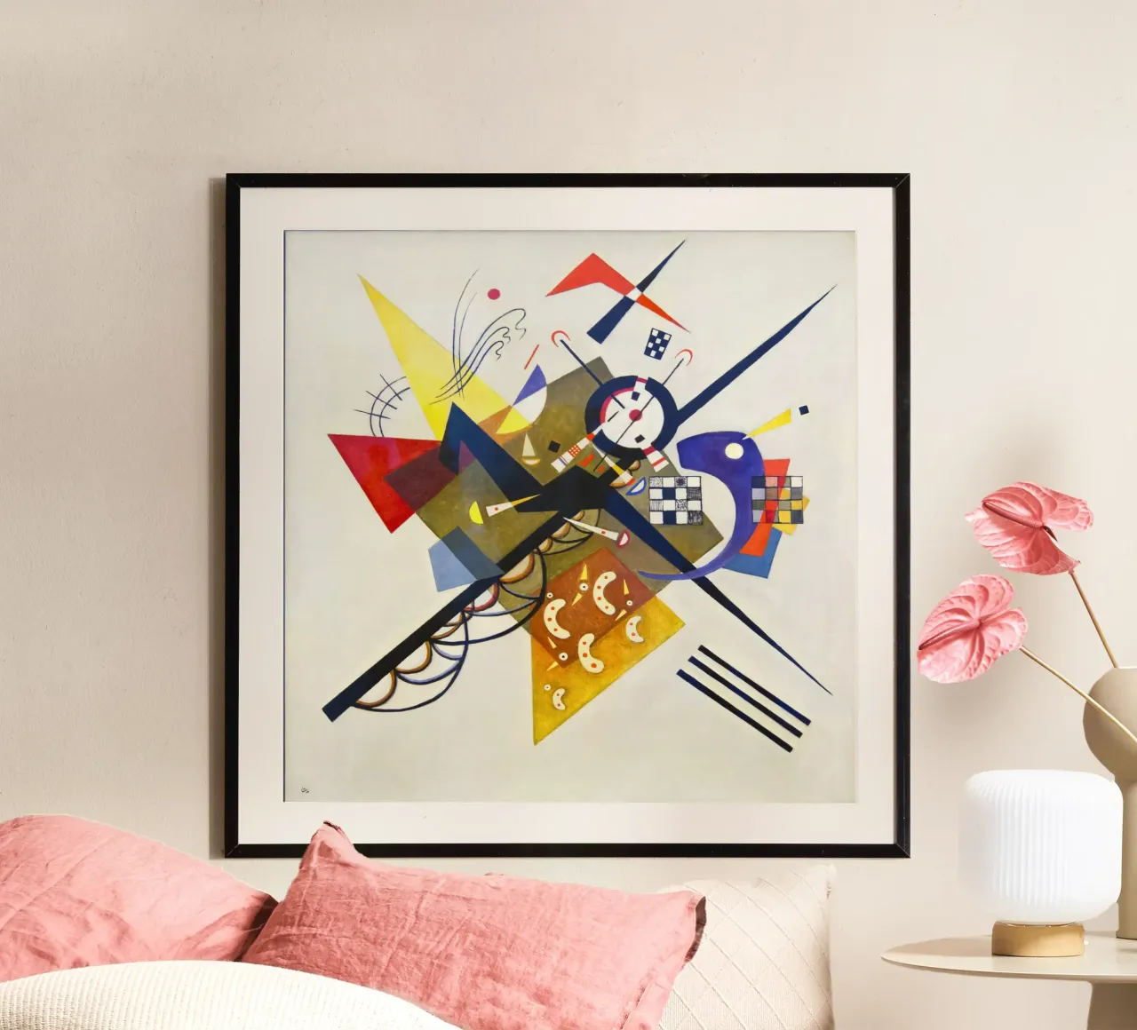 Wassily kandinsky Composizione poster da 50 masterpieces