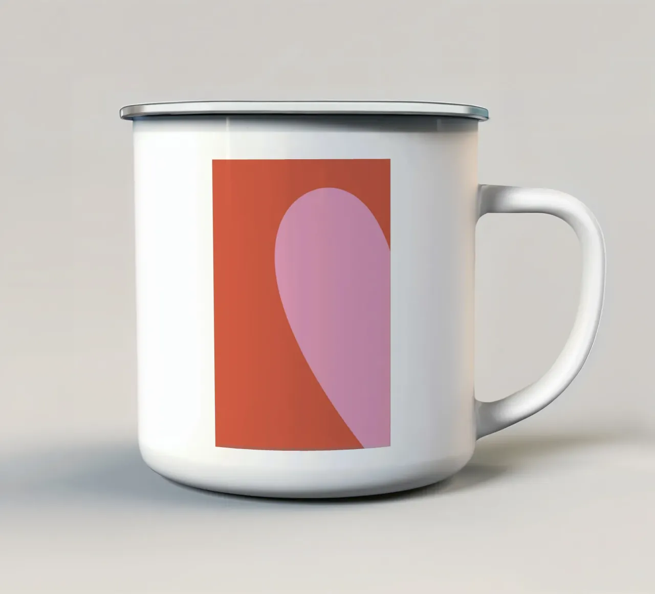 Left half tazza in smalto da we line studio - art
