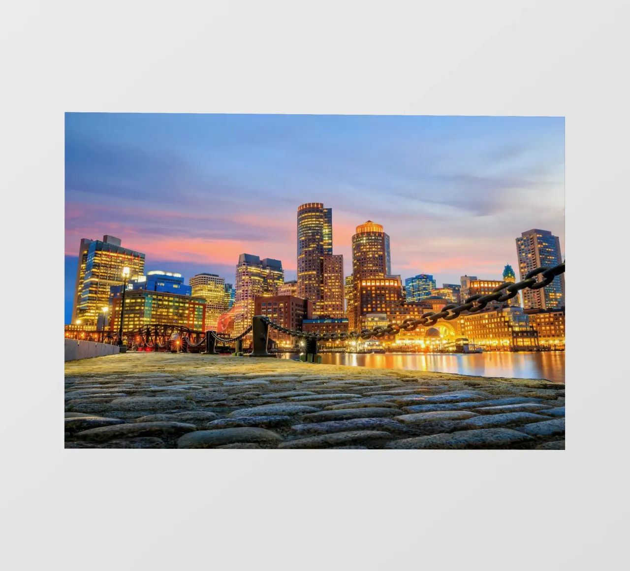 Boston, USA telo in pvc da PhotoVibe Decor