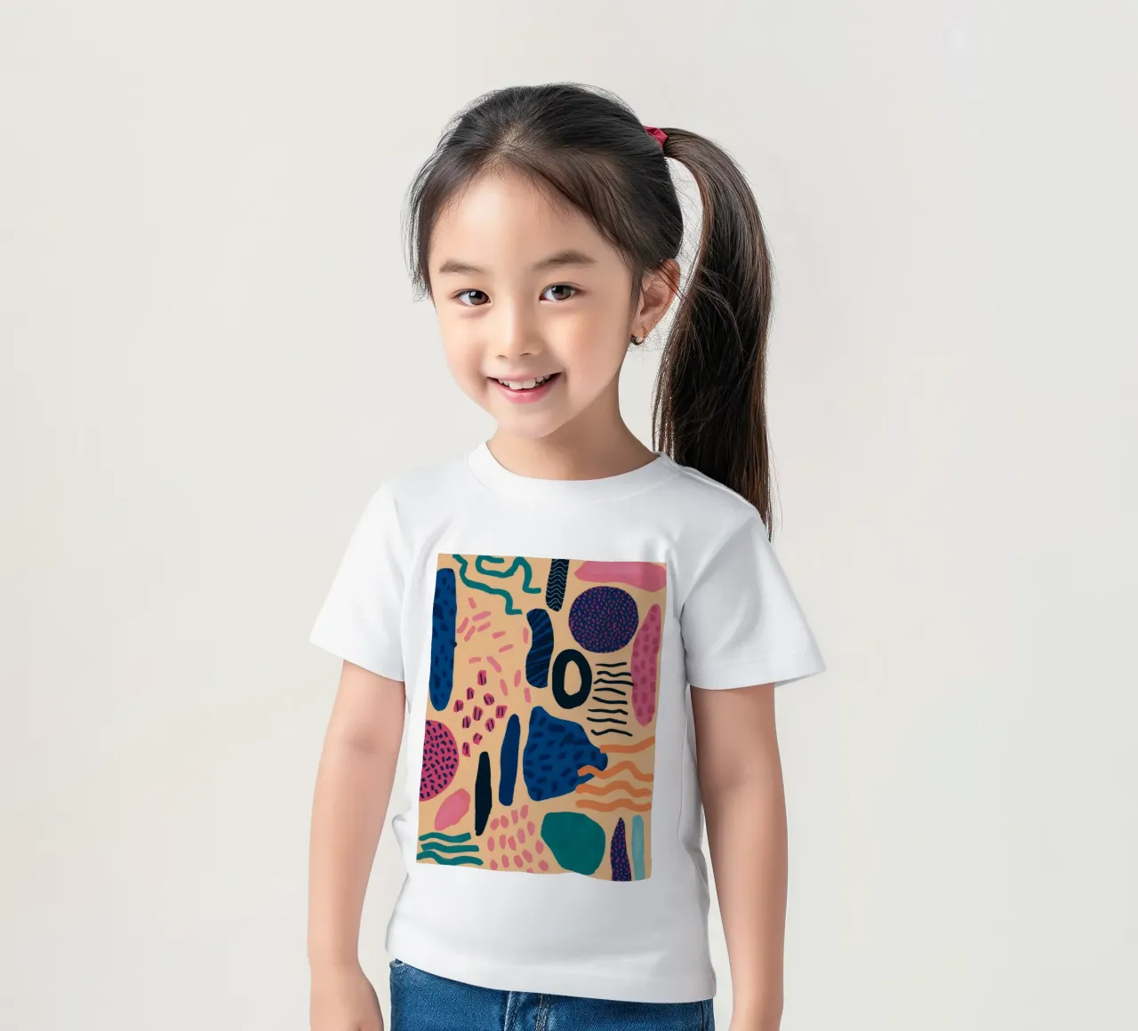Gioco di motivi astratti t-shirt bambini da Haven Mirage