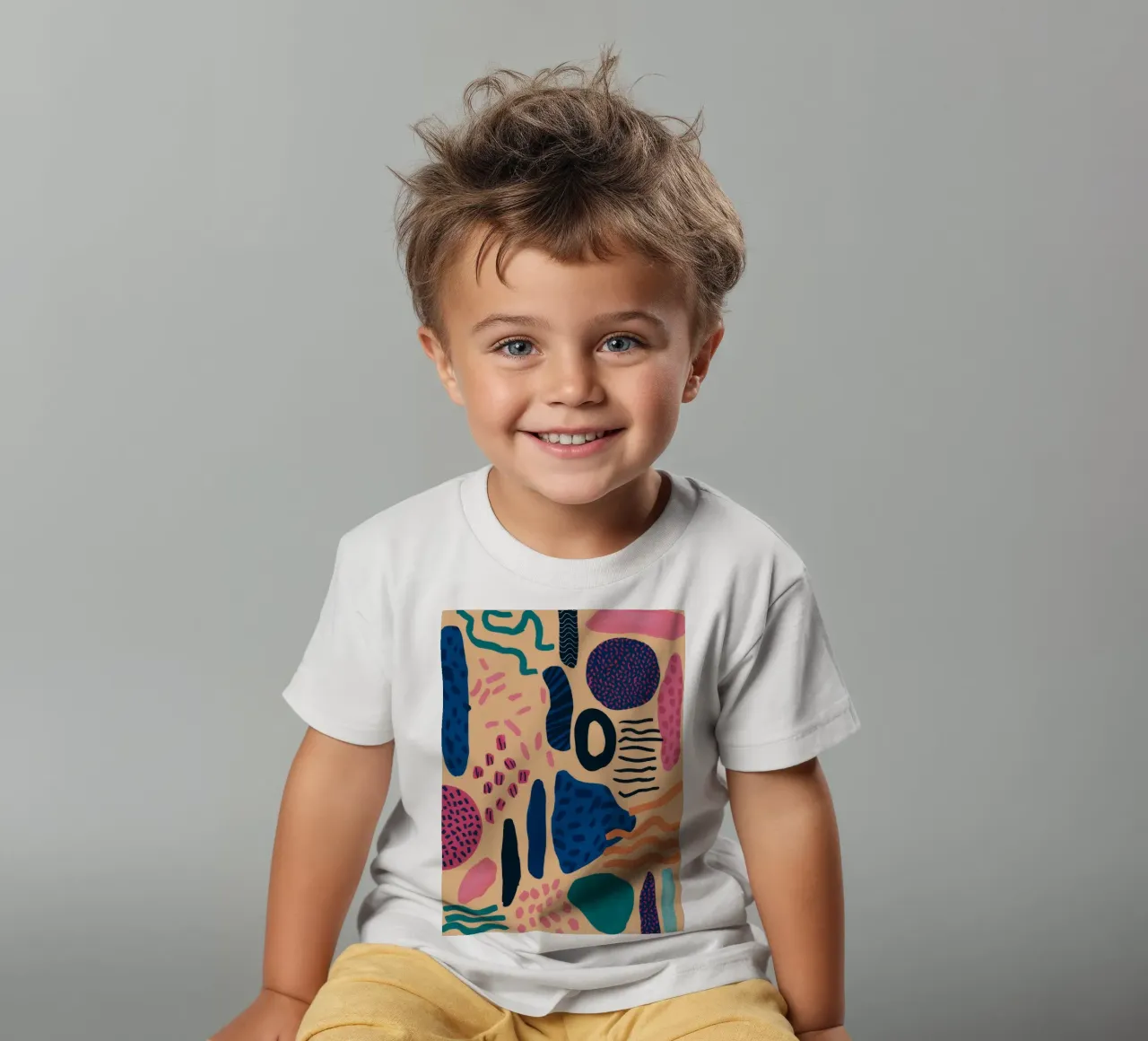 Gioco di motivi astratti t-shirt bambini da Haven Mirage