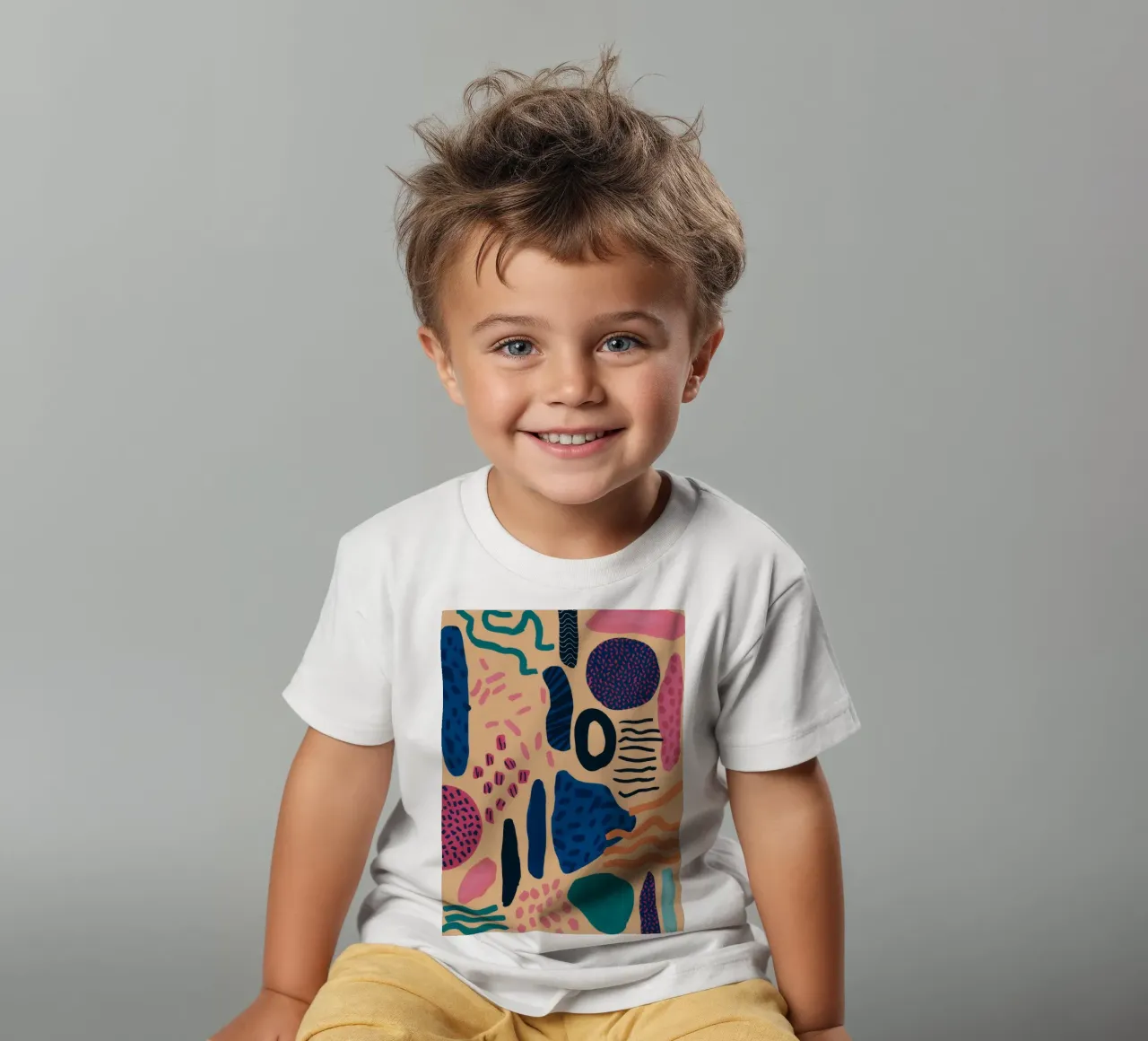 Gioco di motivi astratti t-shirt bambini da Haven Mirage