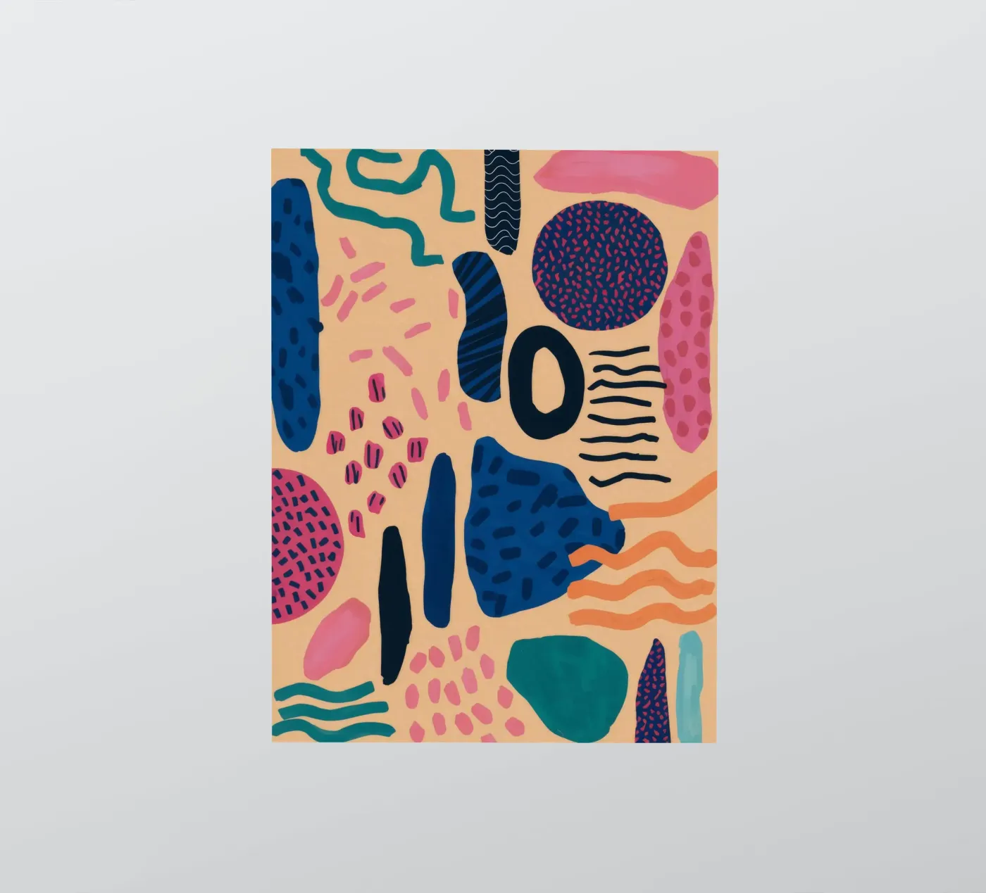 Abstract patroonenspel sticker van Haven Mirage