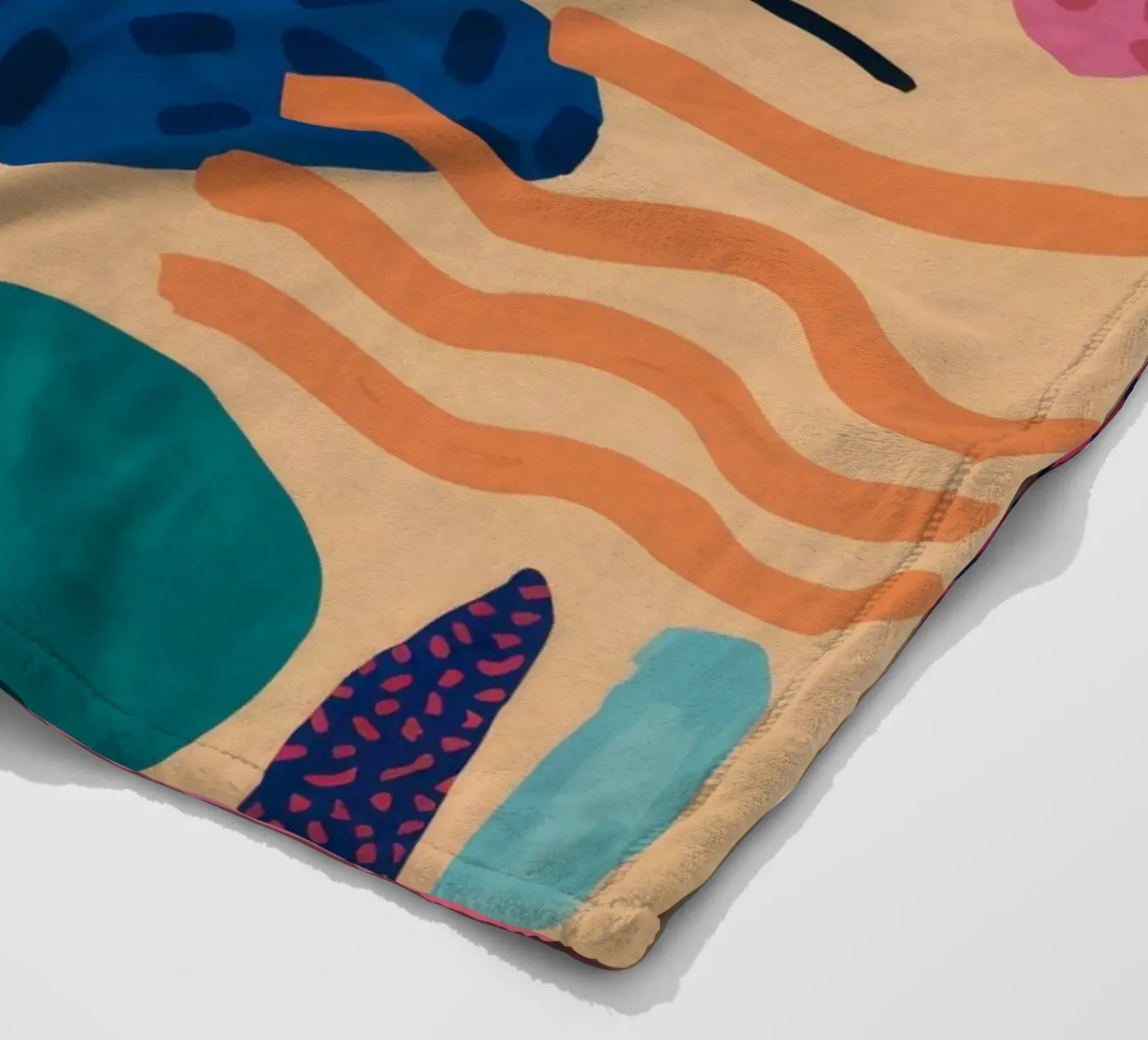 Abstract patroonenspel fleecedeken van Haven Mirage