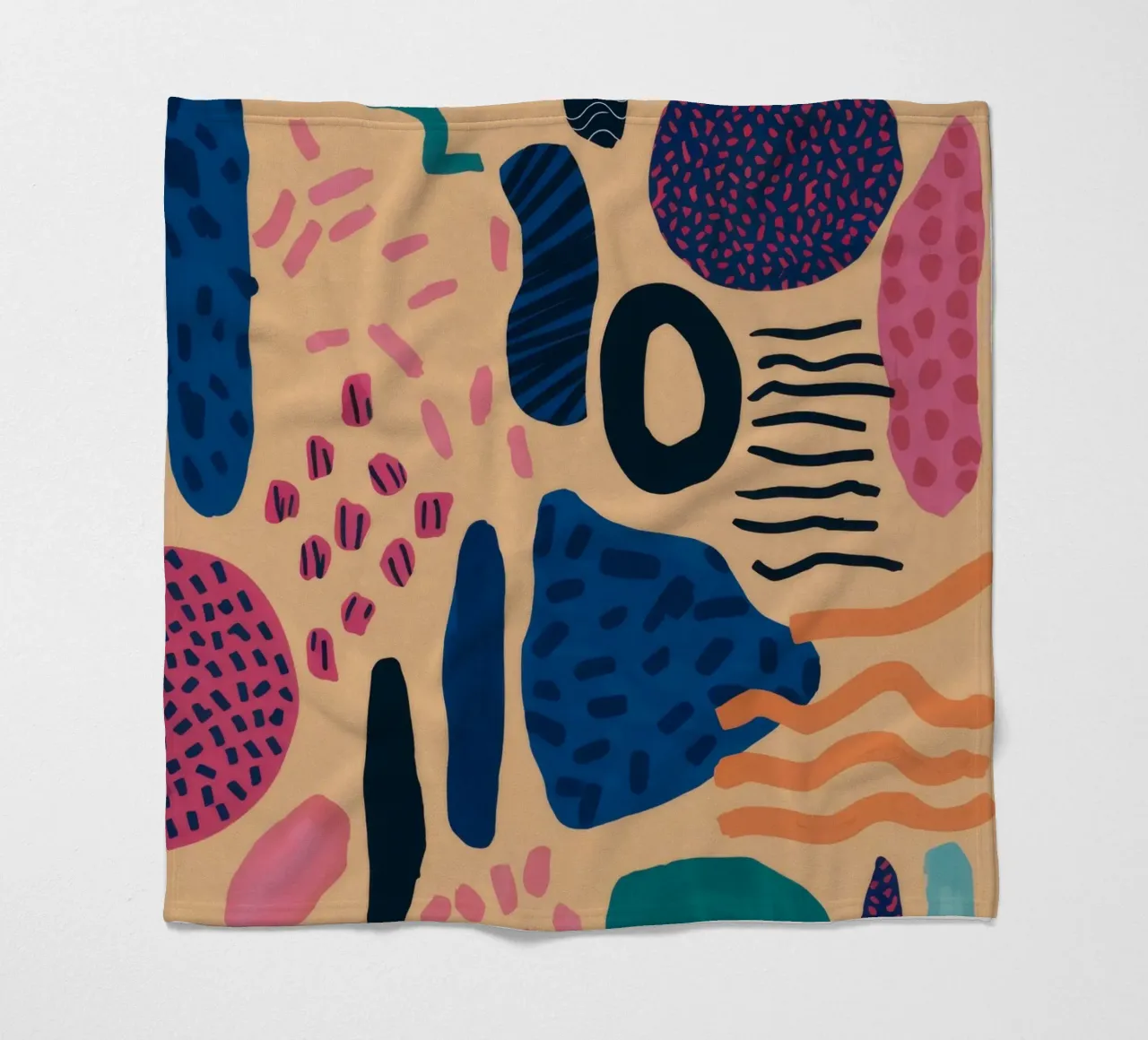 Abstract patroonenspel fleecedeken van Haven Mirage