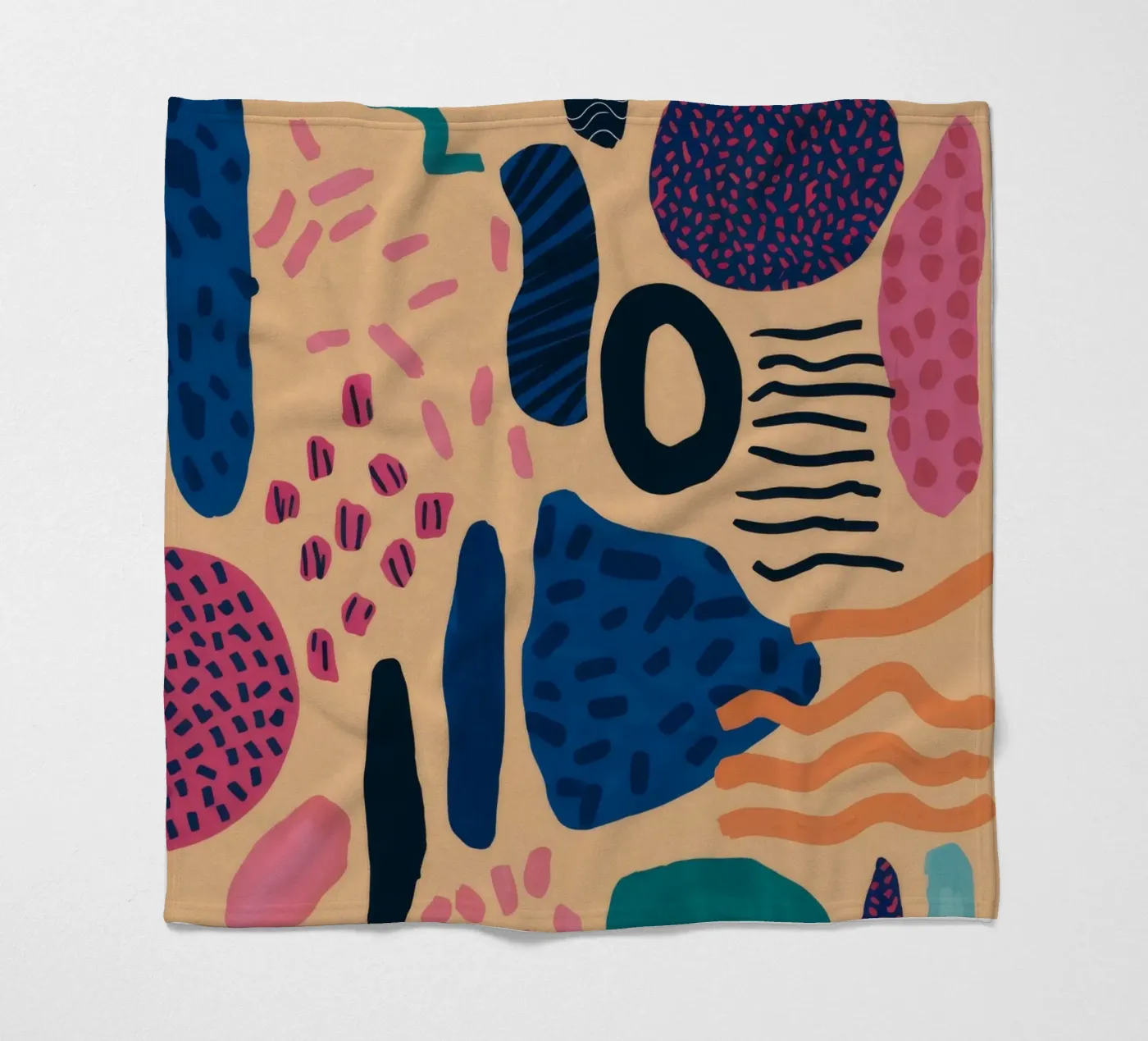 Abstract patroonenspel fleecedeken van Haven Mirage