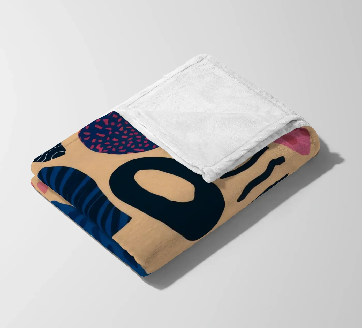 Abstract patroonenspel fleecedeken van Haven Mirage