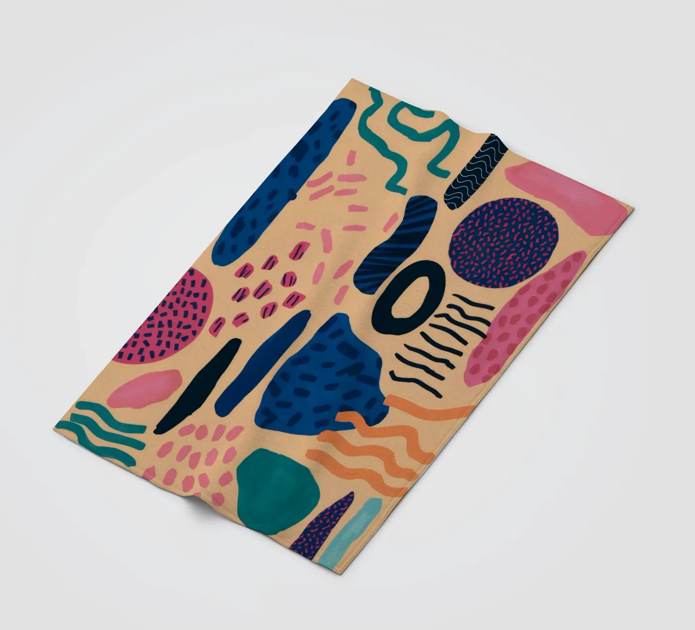 Abstract patroonenspel fleecedeken van Haven Mirage