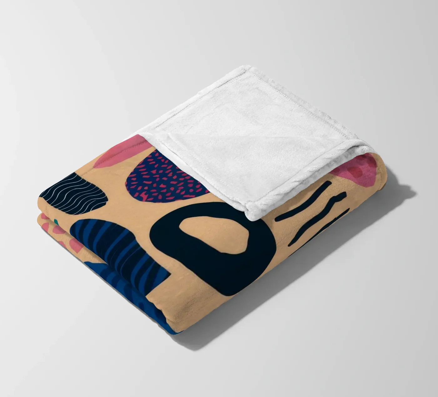 Abstract patroonenspel fleecedeken van Haven Mirage