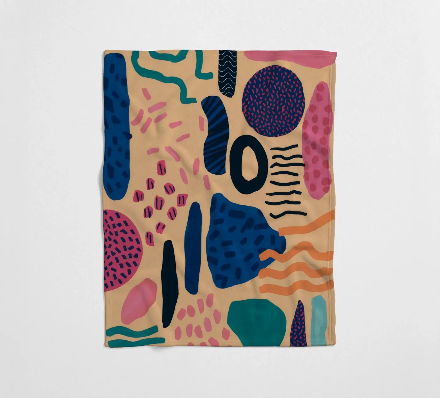 Abstract patroonenspel fleecedeken van Haven Mirage