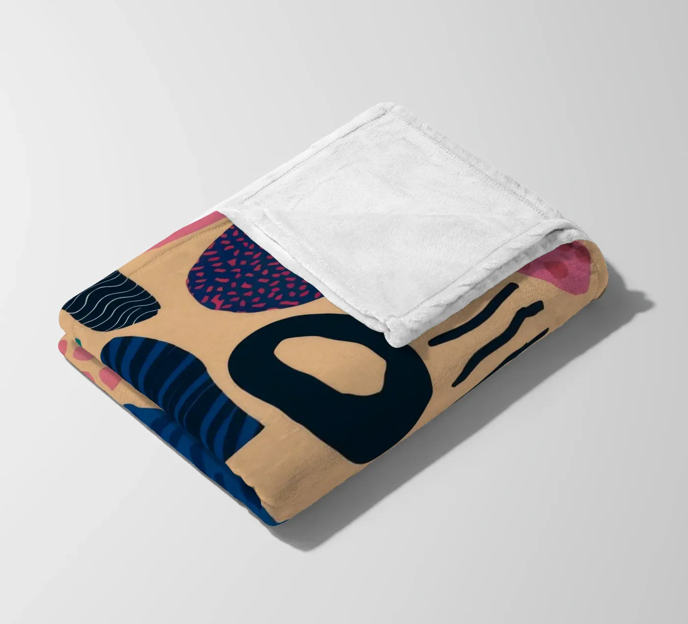 Abstract patroonenspel fleecedeken van Haven Mirage