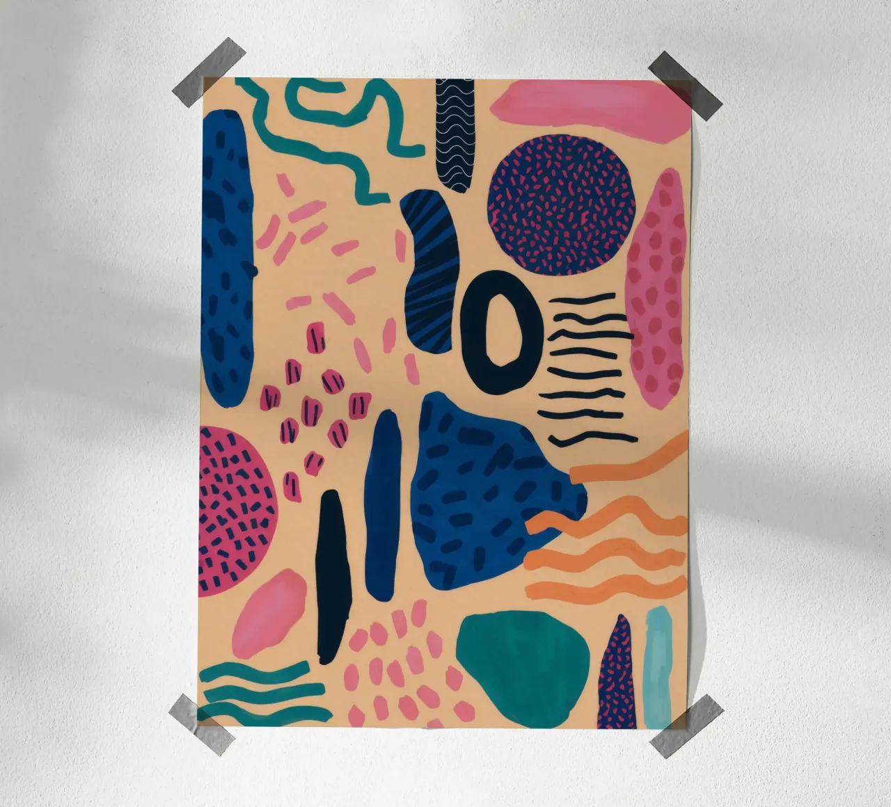 Abstract Pattern Play poster by Haven Mirage