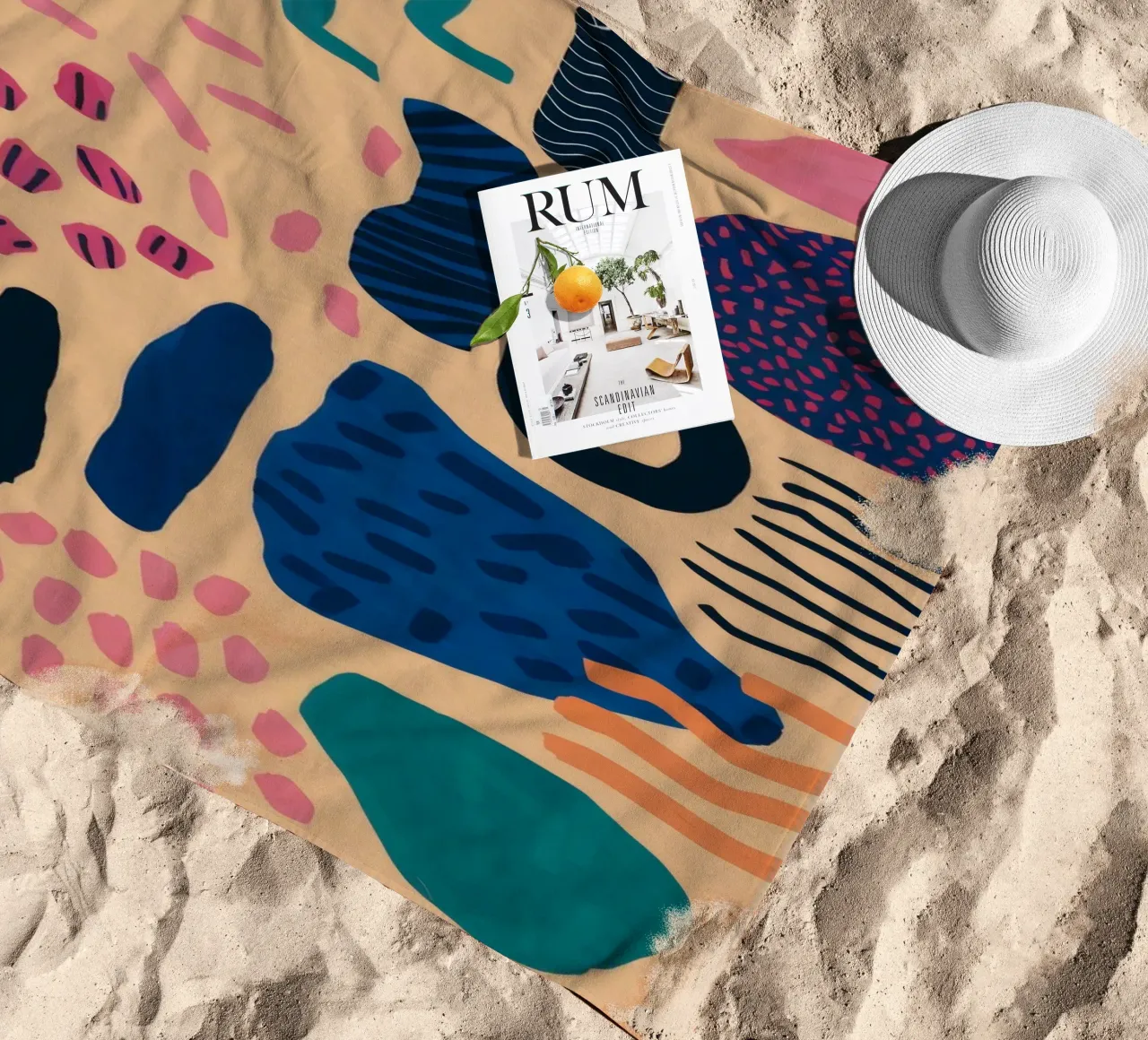 Abstract Pattern Play beach towel by Haven Mirage