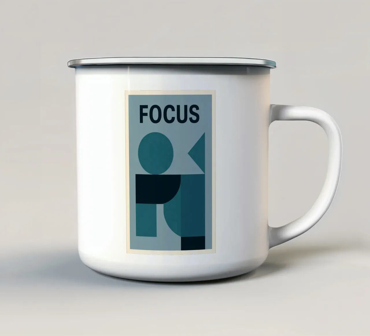 Focus tazza in smalto da Studio M
