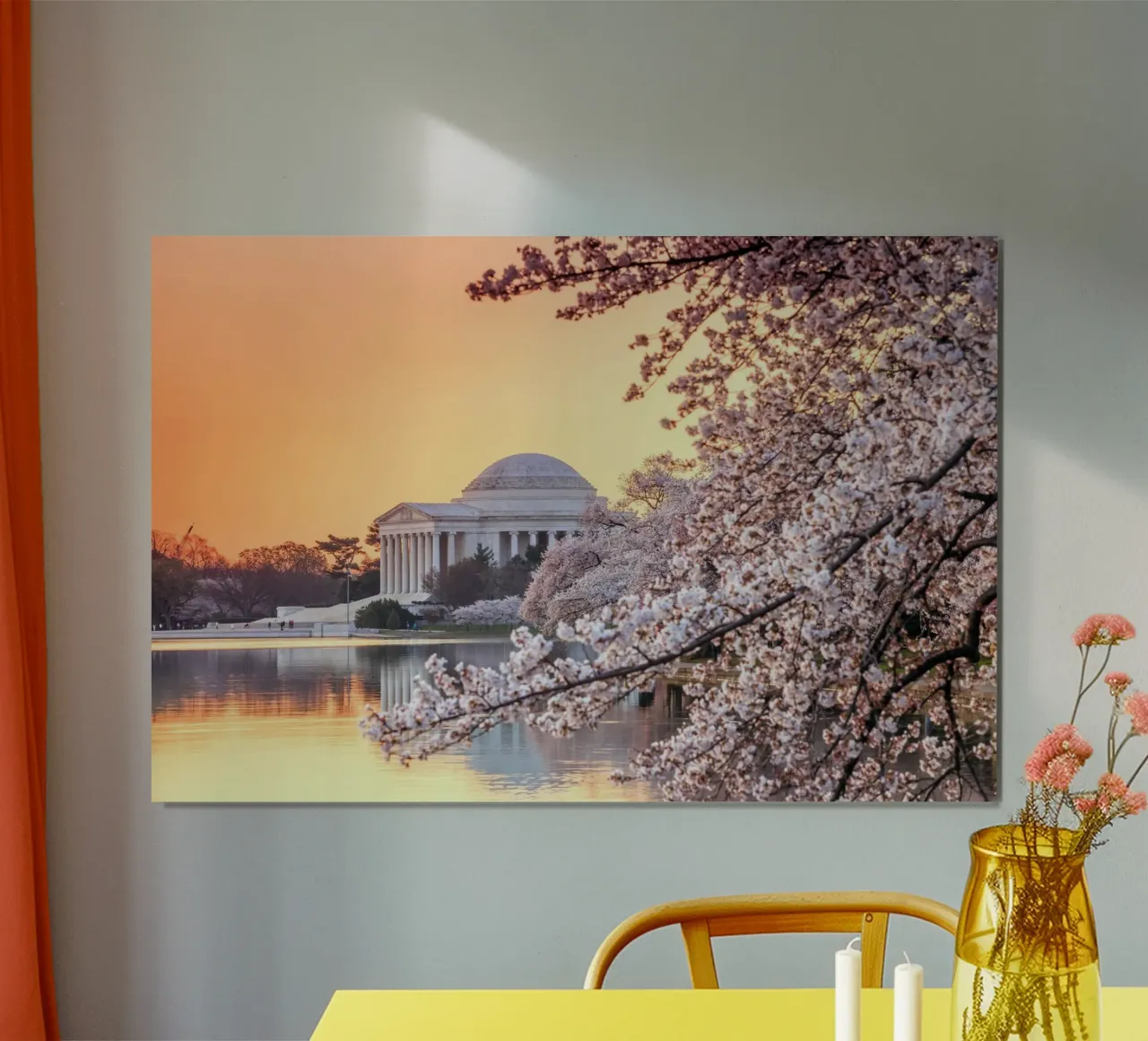 Washington DC, USA poster con telaio in plastica da PhotoVibe Decor