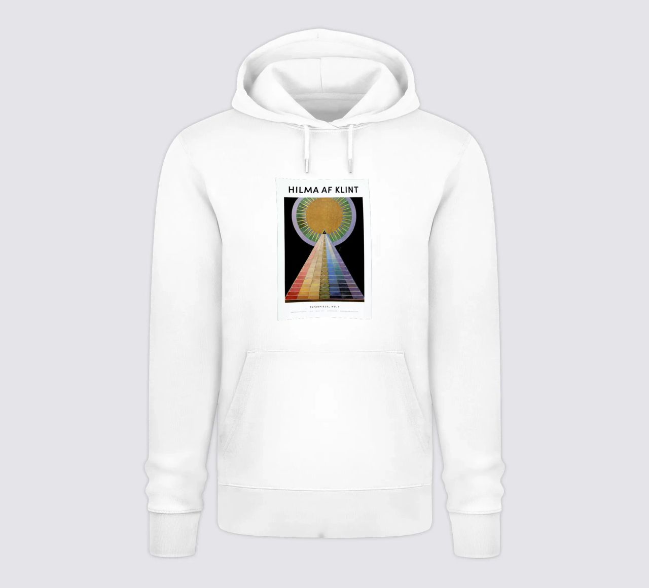 Hilma af Klint - Altarpiece, No. 1 II felpa con cappuccio da Vintage by JUNIQE