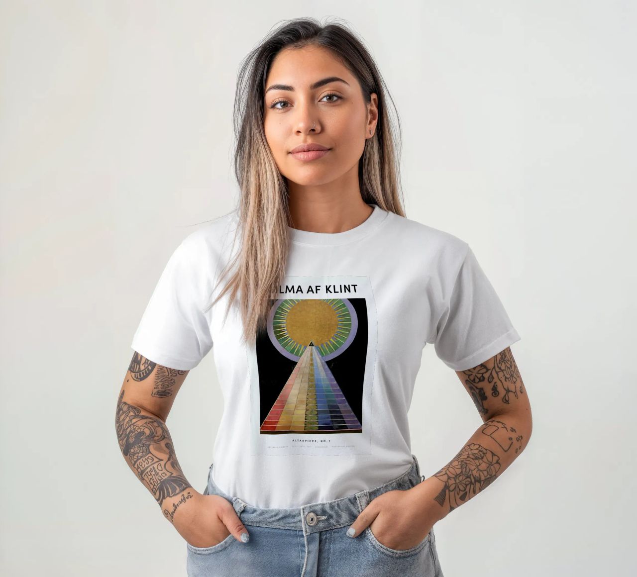 Hilma af Klint - Altarpiece, No. 1 II t-shirt da Vintage by JUNIQE