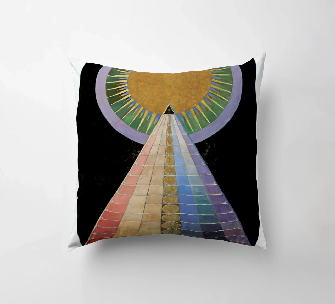 Hilma af Klint - Altarpiece, No. 1 II cuscino da Vintage by JUNIQE