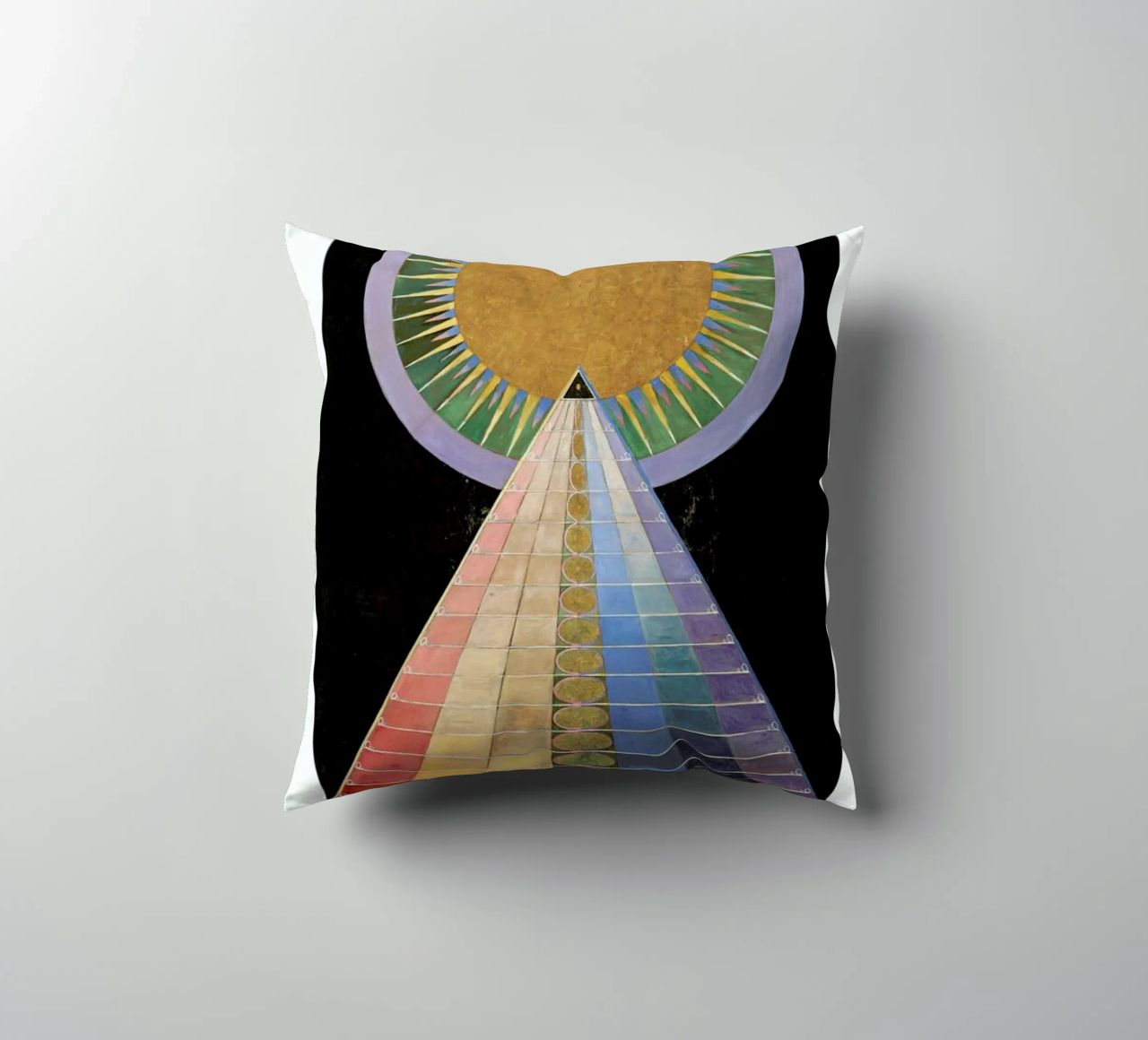 Hilma af Klint - Altarpiece, No. 1 II cuscino da Vintage by JUNIQE