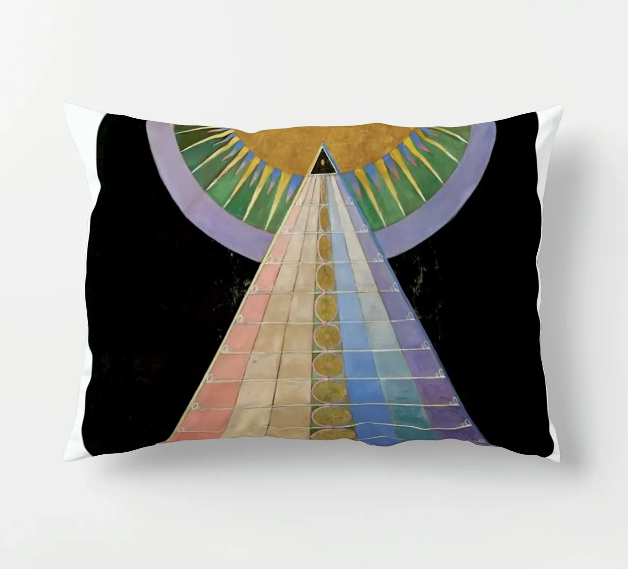 Hilma af Klint - Altarpiece, No. 1 II decorative cushion by Vintage by JUNIQE