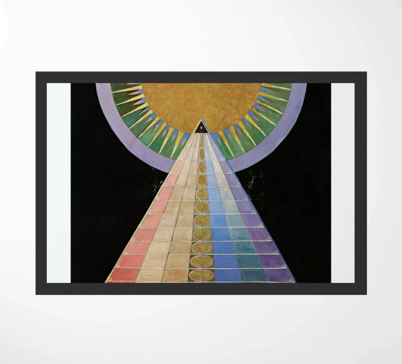 Hilma af Klint - Altarpiece, No. 1 II paillasson de Vintage by JUNIQE
