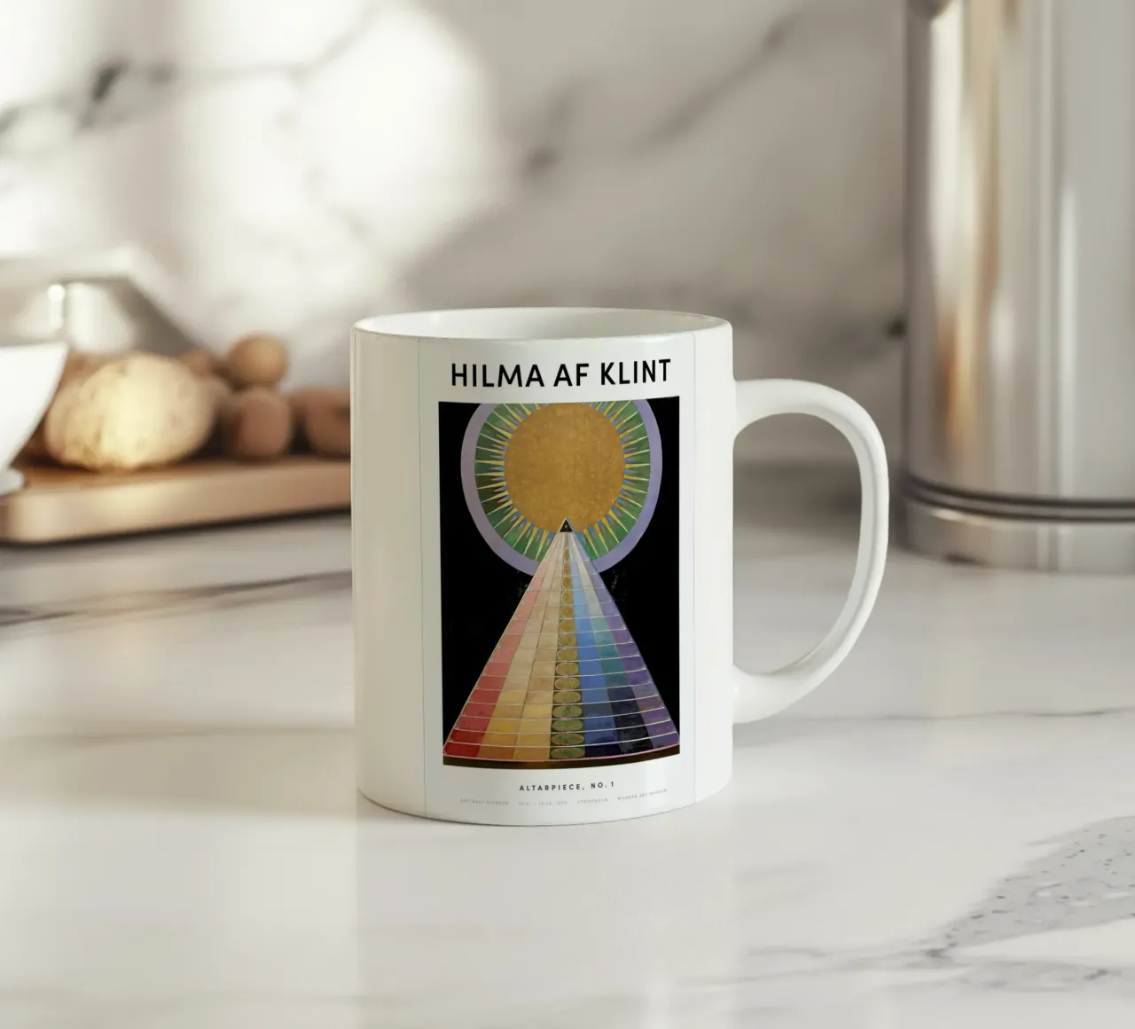 Hilma af Klint - Altarpiece, No. 1 II mug en céramique de Vintage by JUNIQE