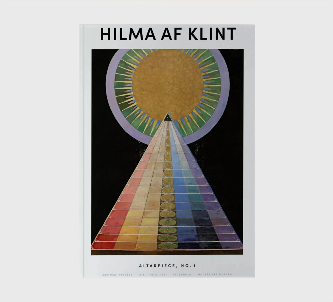 Hilma af Klint - Altarpiece, No. 1 II notebook by Vintage by JUNIQE