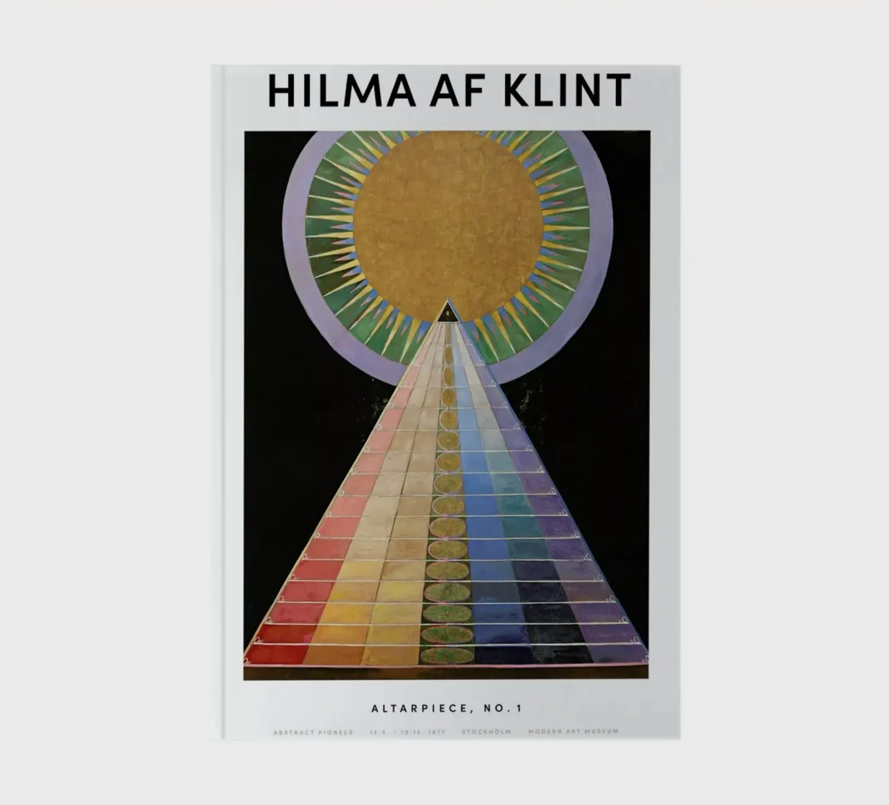 Hilma af Klint - Altarpiece, No. 1 II notitieboek van Vintage by JUNIQE