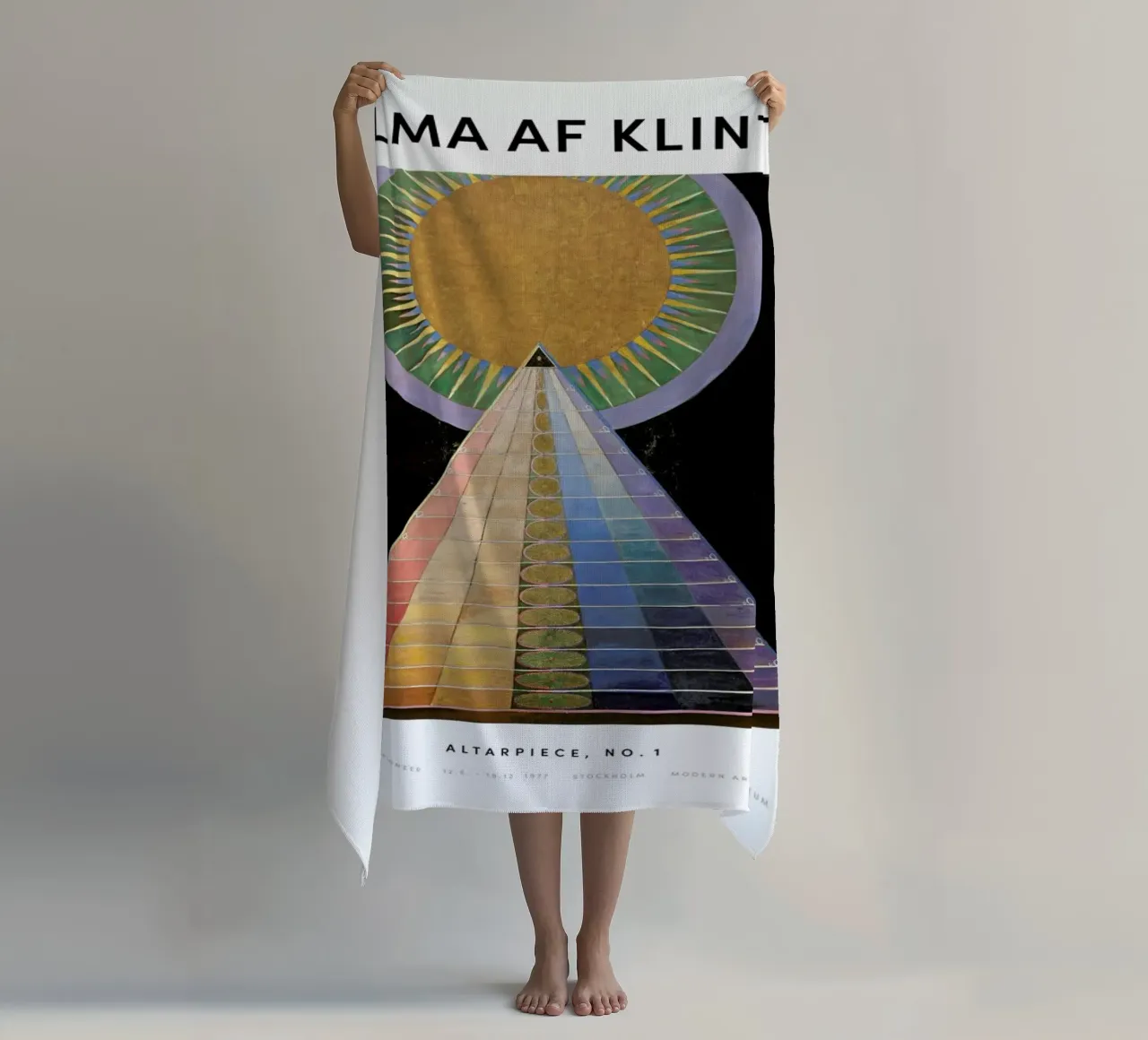 Hilma af Klint - Altarpiece, No. 1 II telo mare da Vintage by JUNIQE