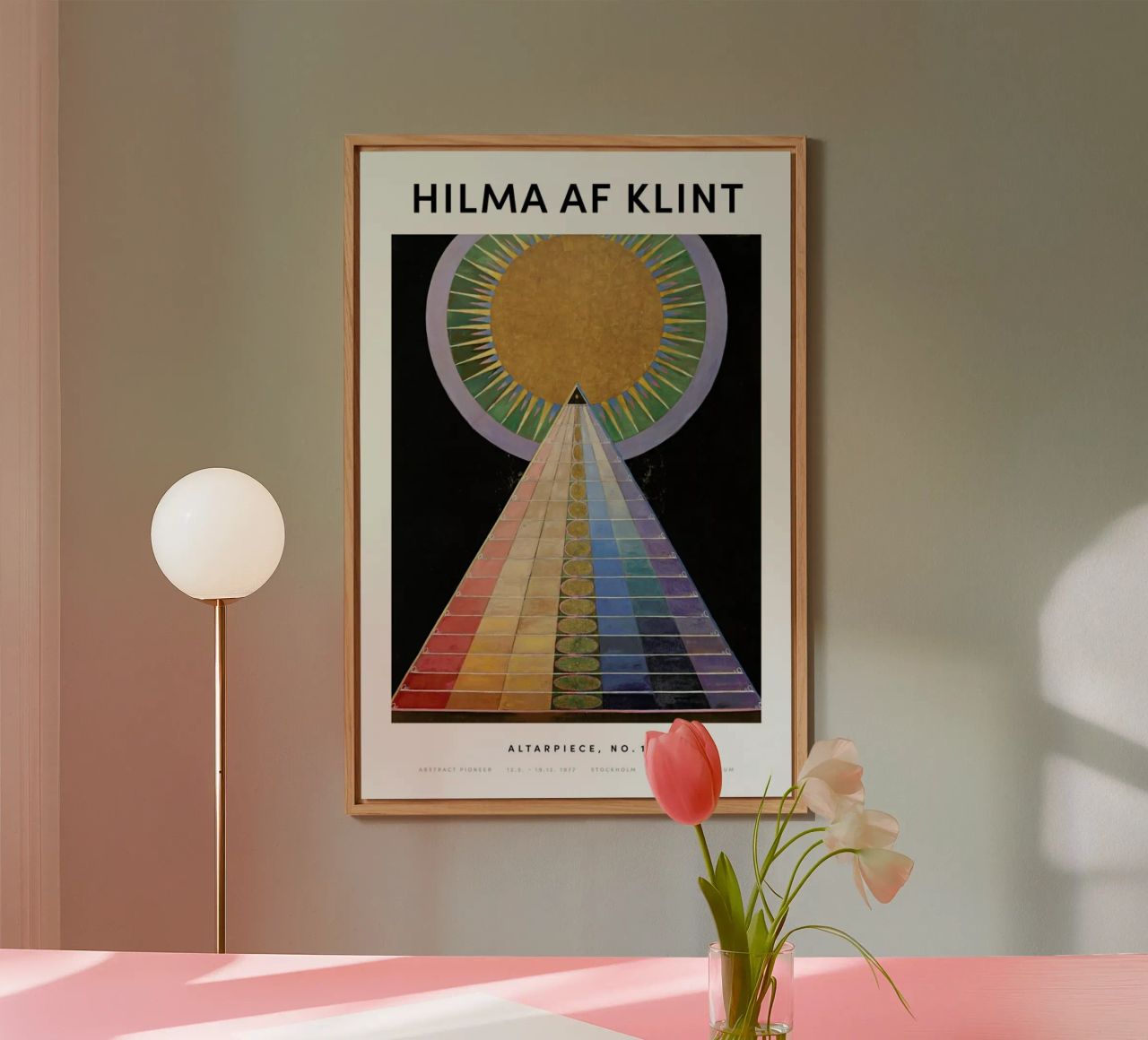 Hilma af Klint - Altarpiece, No. 1 II alluminio dibond da Vintage by JUNIQE