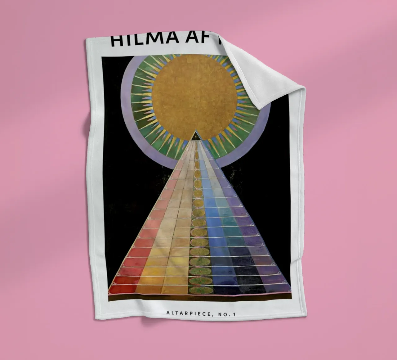 Hilma af Klint - Altarpiece, No. 1 II coperta in pile da Vintage by JUNIQE