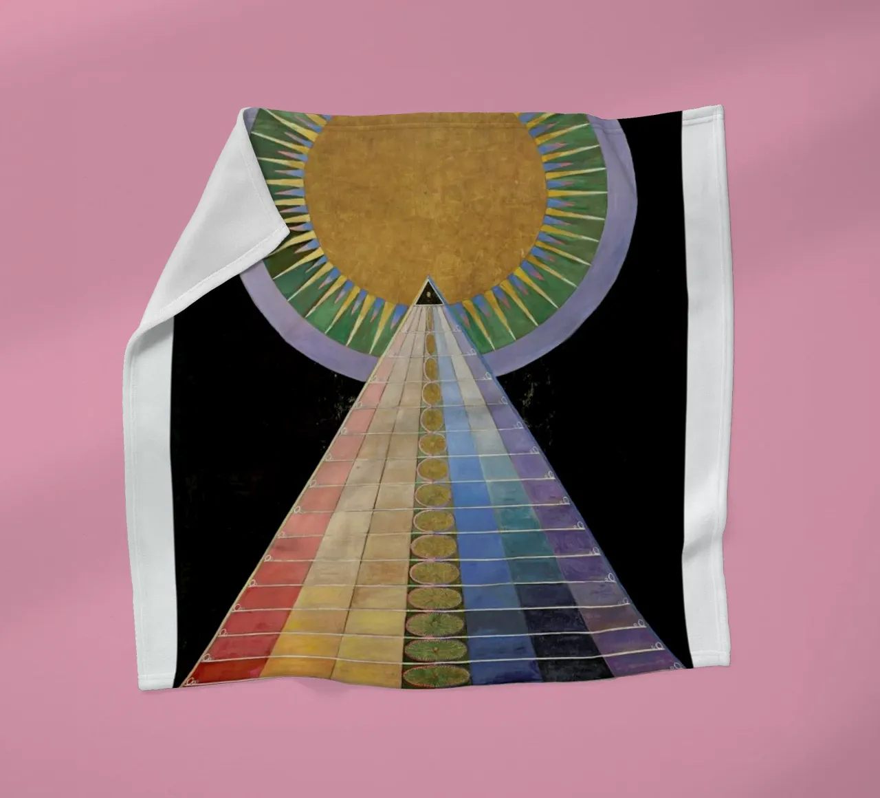 Hilma af Klint - Altarpiece, No. 1 II manta de franela de Vintage by JUNIQE