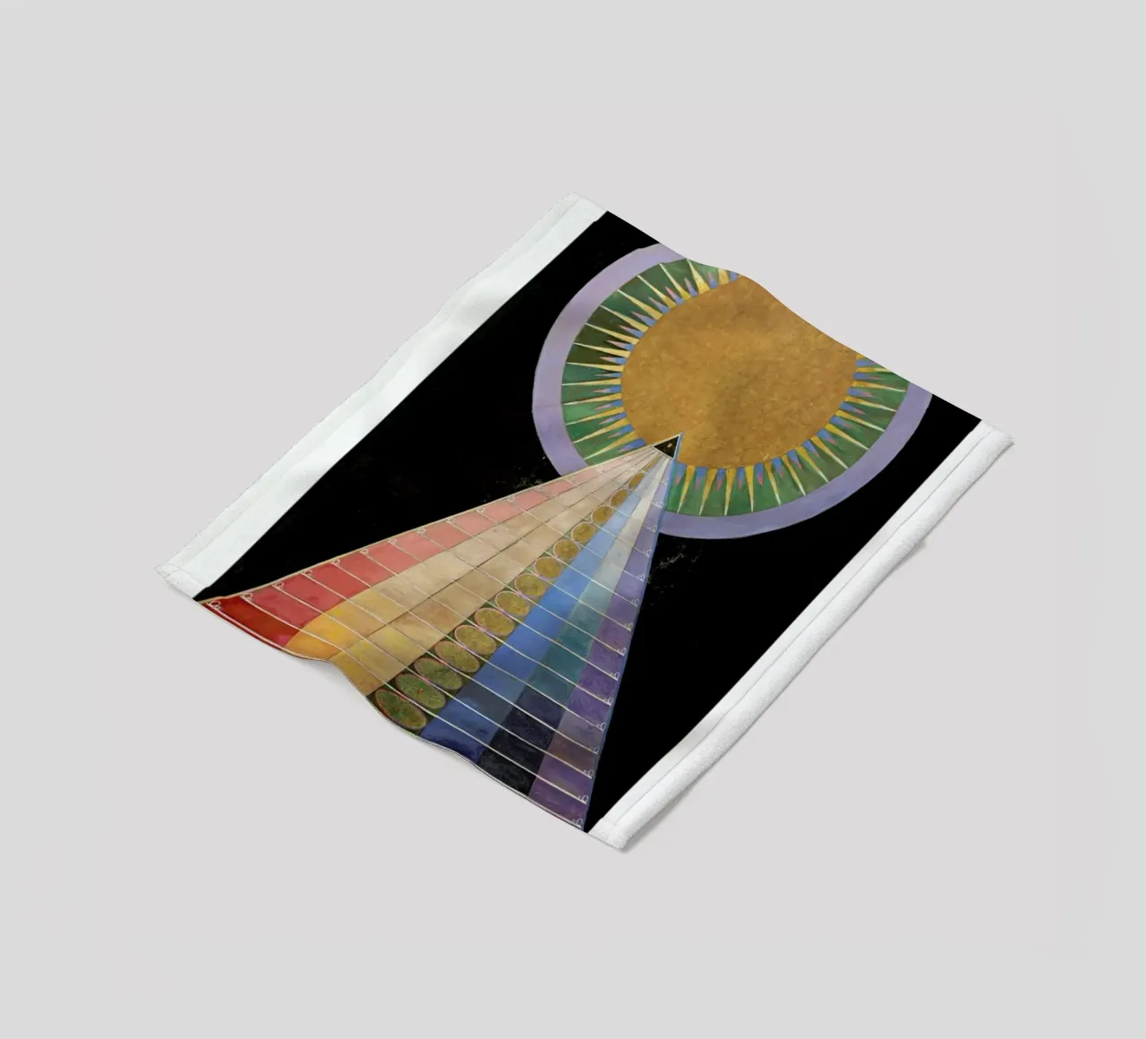 Hilma af Klint - Altarpiece, No. 1 II manta de franela de Vintage by JUNIQE