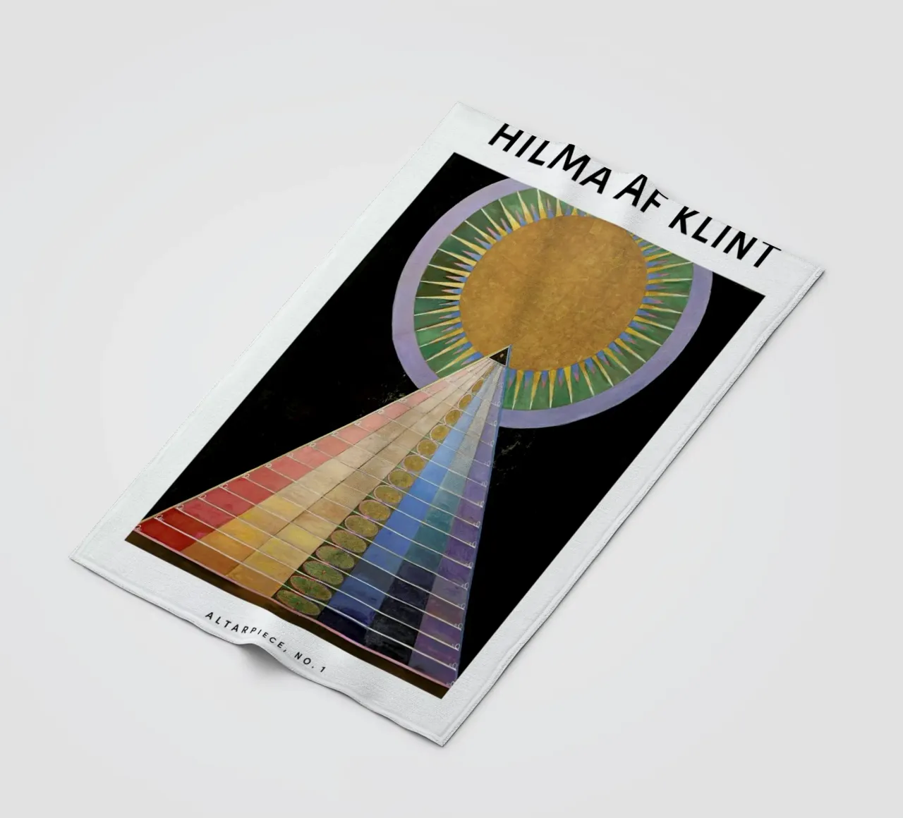 Hilma af Klint - Altarpiece, No. 1 II coperta in pile da Vintage by JUNIQE