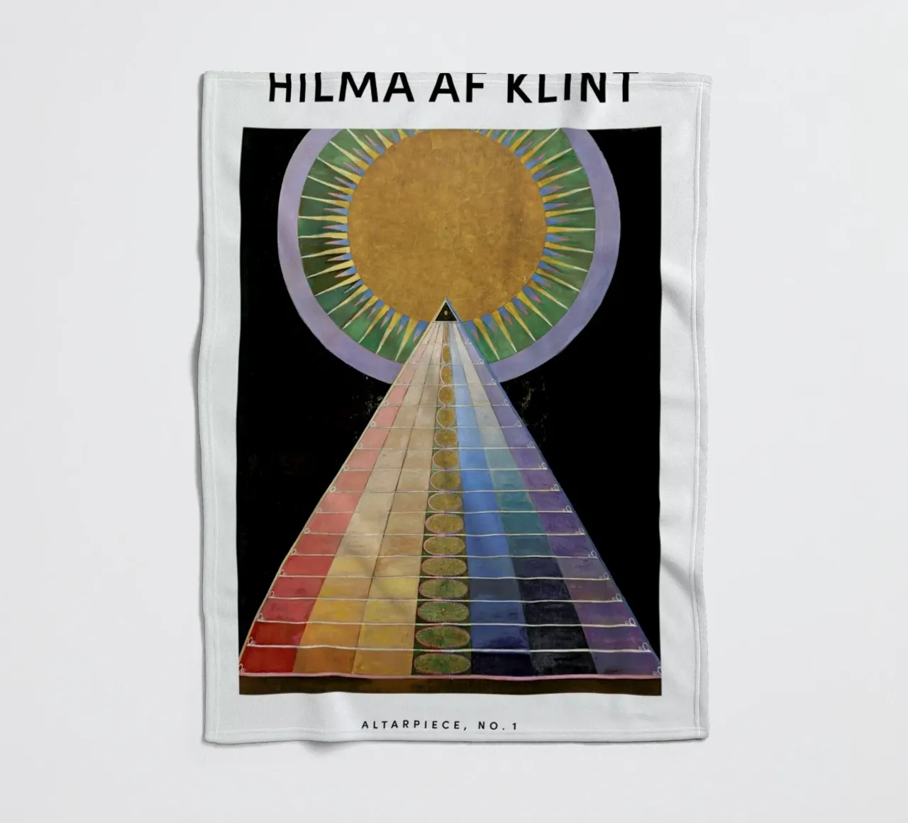 Hilma af Klint - Altarpiece, No. 1 II coperta in pile da Vintage by JUNIQE