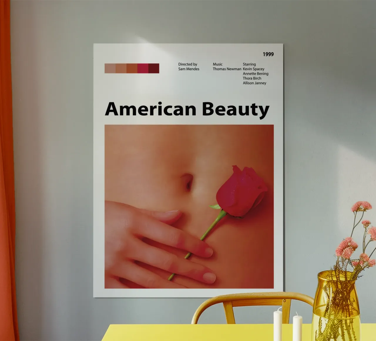 Bellezza americana poster con telaio in plastica da 🎞 The Movie Wall
