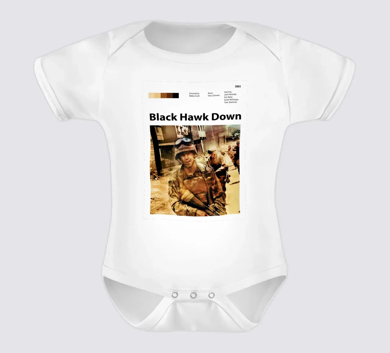 Black Hawk Down body neonato maniche corte da 🎞 The Movie Wall