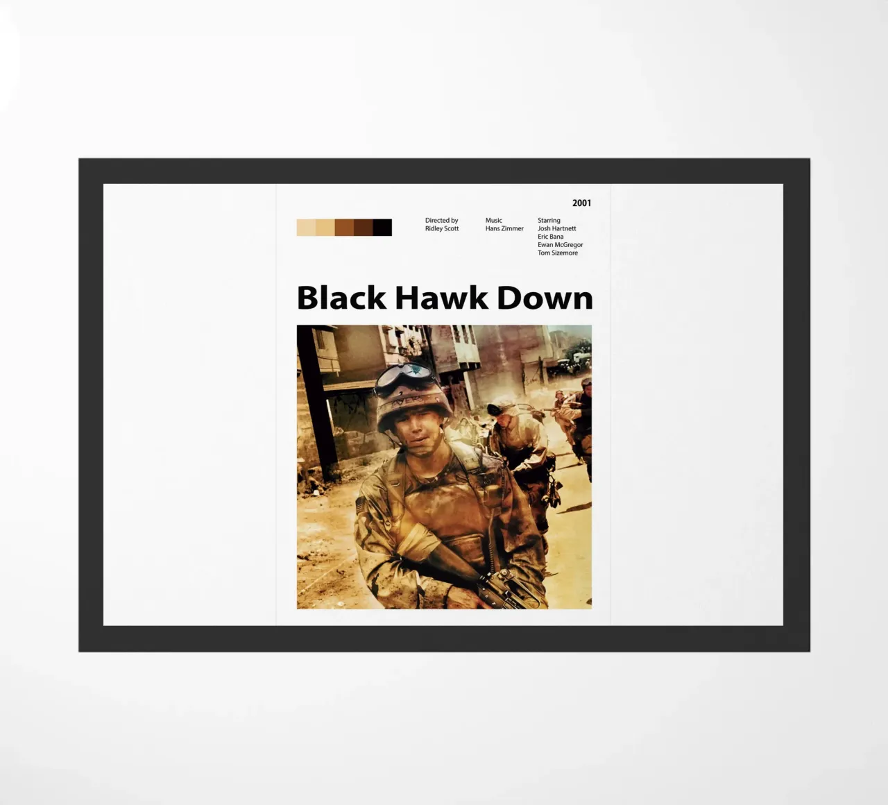 Black Hawk Down zerbino da The Movie Wall