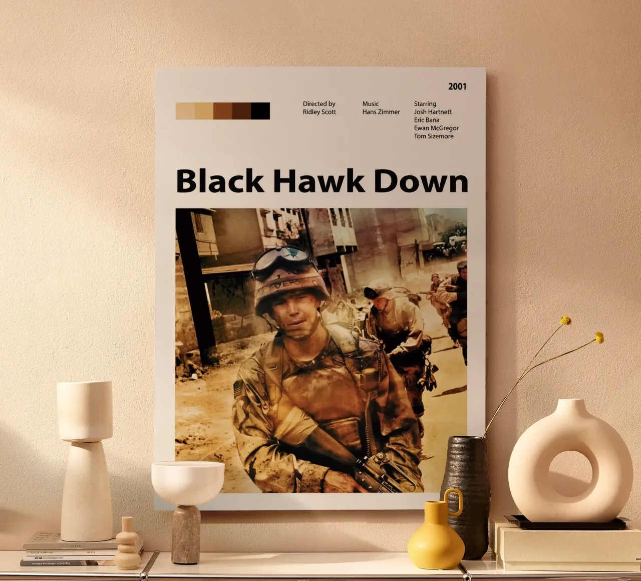Black Hawk Down alluminio dibond da 🎞 The Movie Wall
