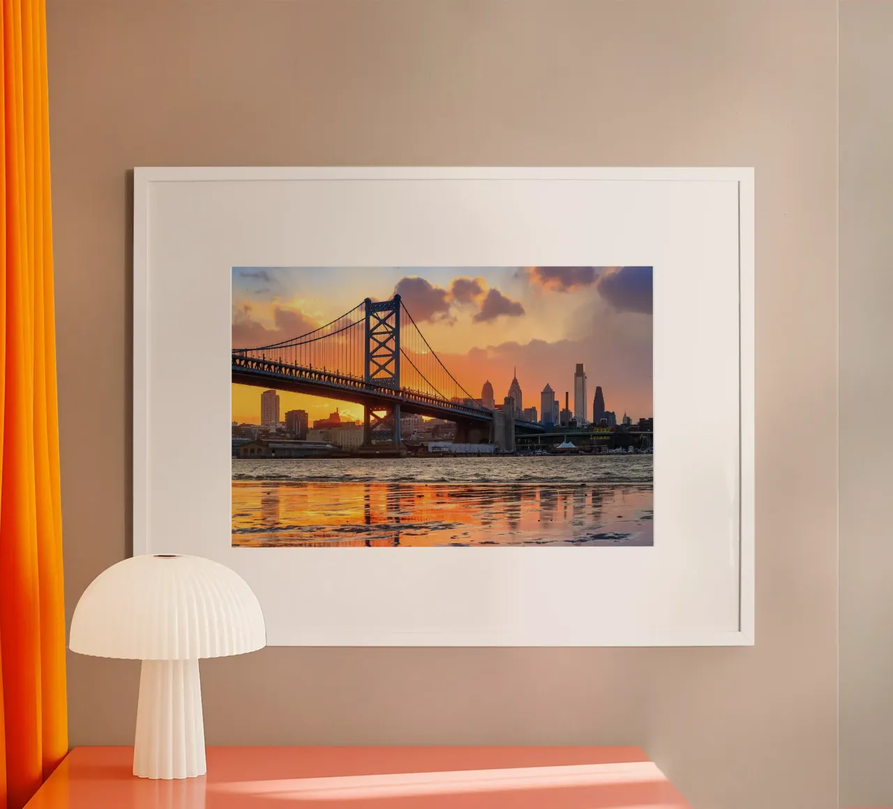 Filadelfia, USA poster da PhotoVibe Decor