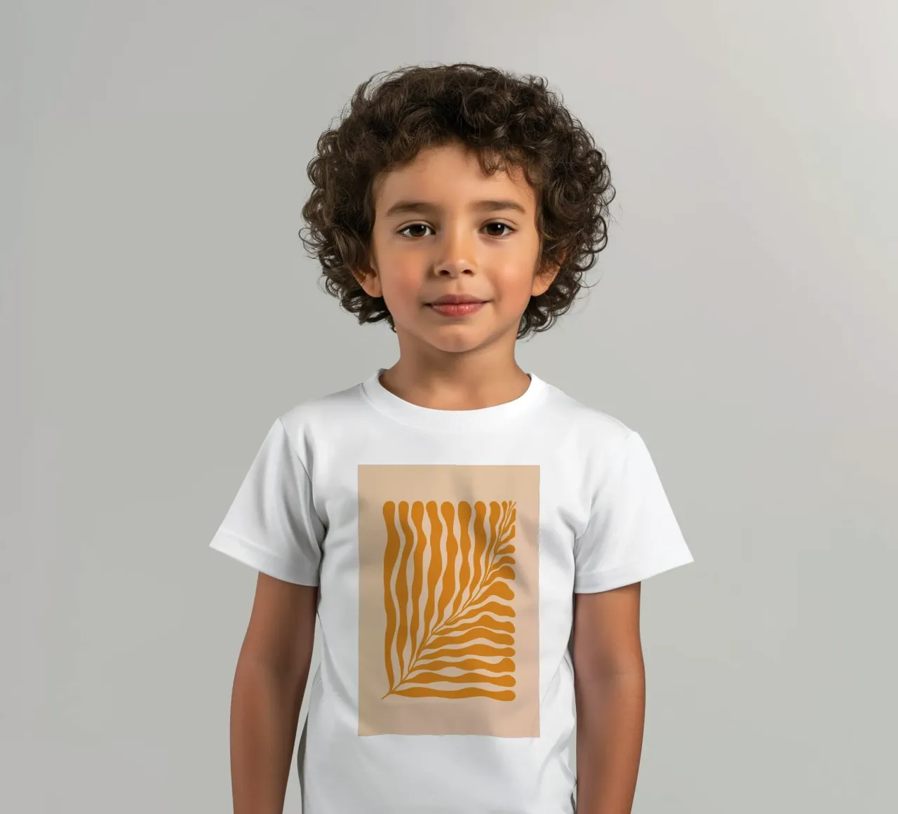 Orange Leaf t-shirt bambini da Galaxy Eyes