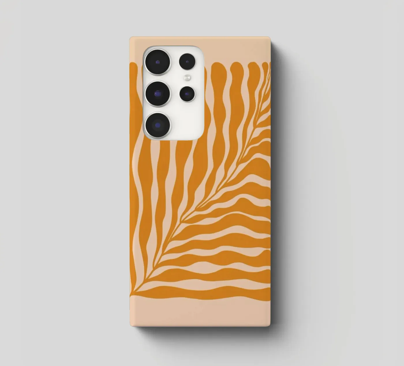 Orange Leaf cover samsung da Galaxy Eyes