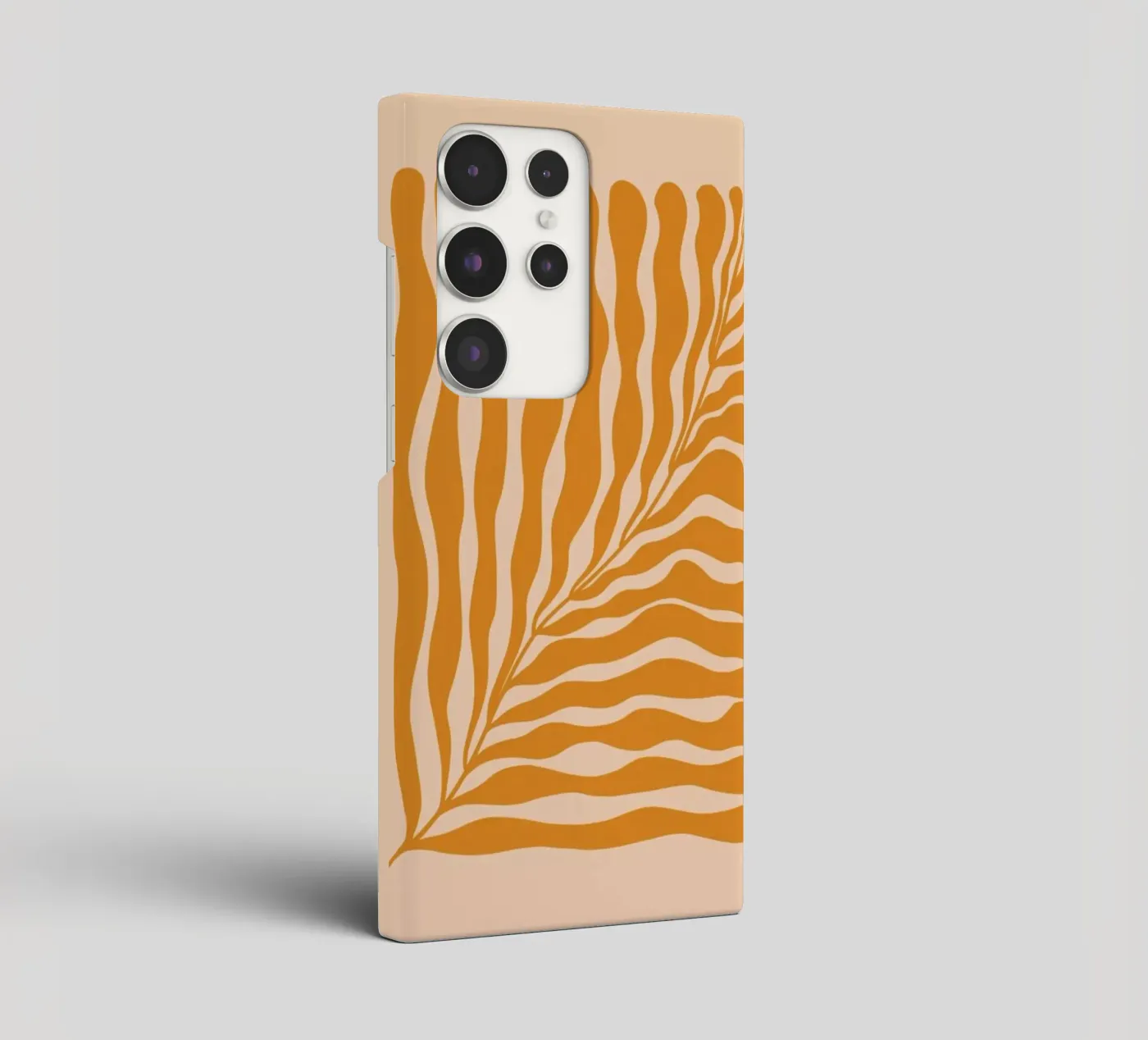 Orange Leaf cover samsung da Galaxy Eyes