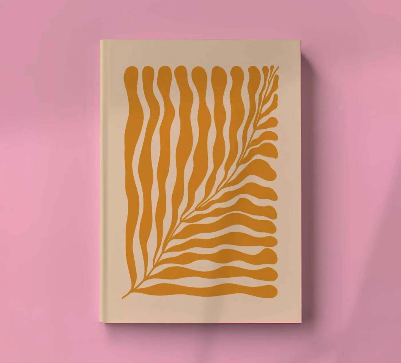 Orange Leaf notebook by Galaxy Eyes