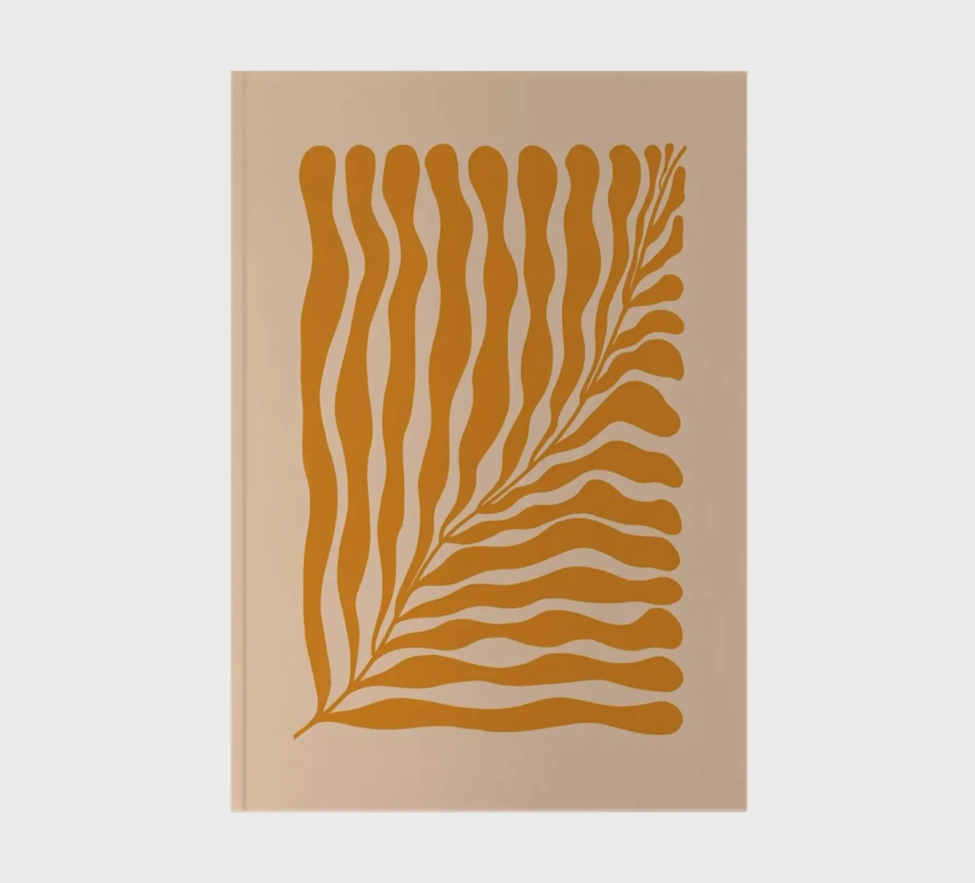 Orange Leaf notebook by Galaxy Eyes