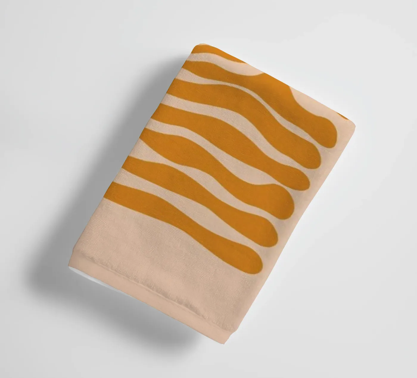 Orange Leaf towel by Galaxy Eyes