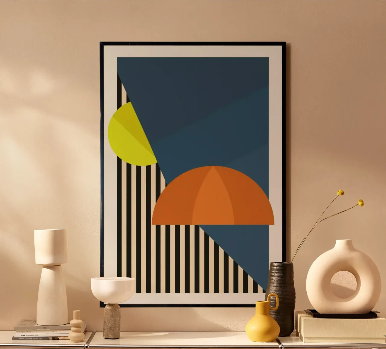 British Weather poster con telaio in legno da The Native State
