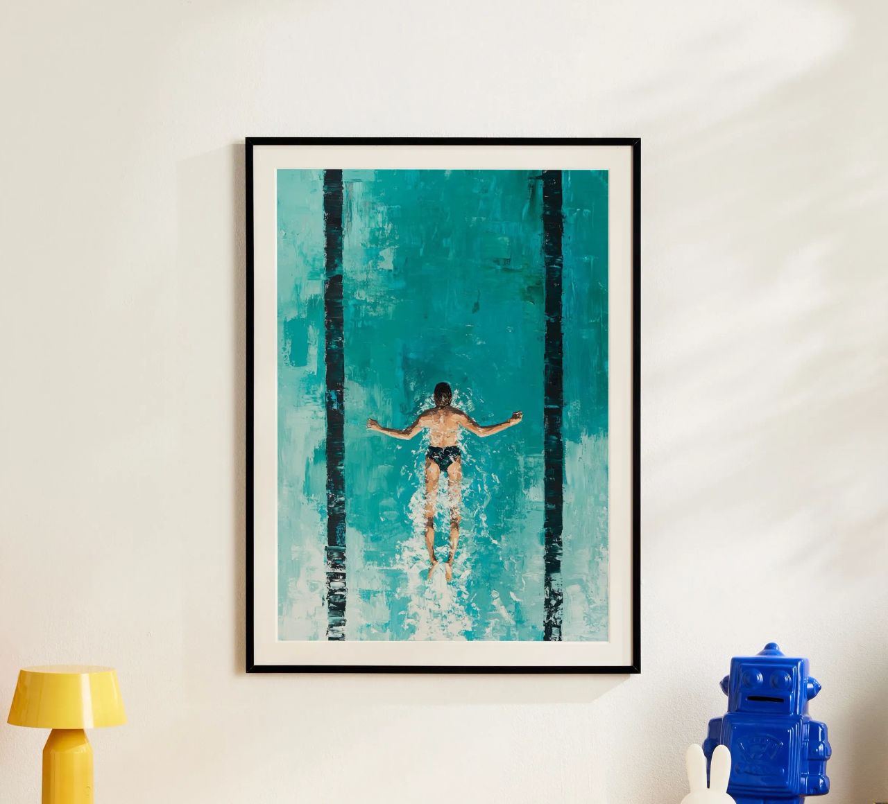 Solitary Ripple poster by Mosaic Dialogue